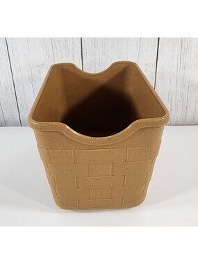 STEP 2 PLAY KITCHEN BROWN BEIGE PLASTIC BIN BASKET REPLACEMENT PARTS UTENSILS